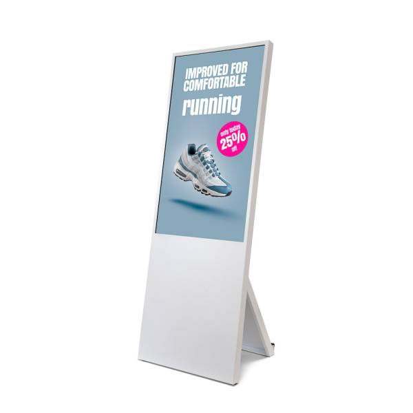 Caballete Digital [Spectrum] 43" Samsung Monitor incluido Blanco