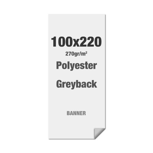 Polyester Greyback 270 g/m2 100 x 220 cm Sin PVC