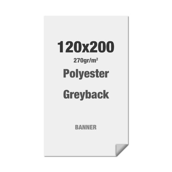 Polyester Greyback 270 g/m2 120 x 200 cm Sin PVC