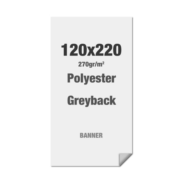 Polyester Greyback 270 g/m2 120 x 220 cm Sin PVC