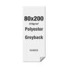 Polyester Greyback 270 g/m2 80 x 200 cm - L-Banner - Sin PVC - 0