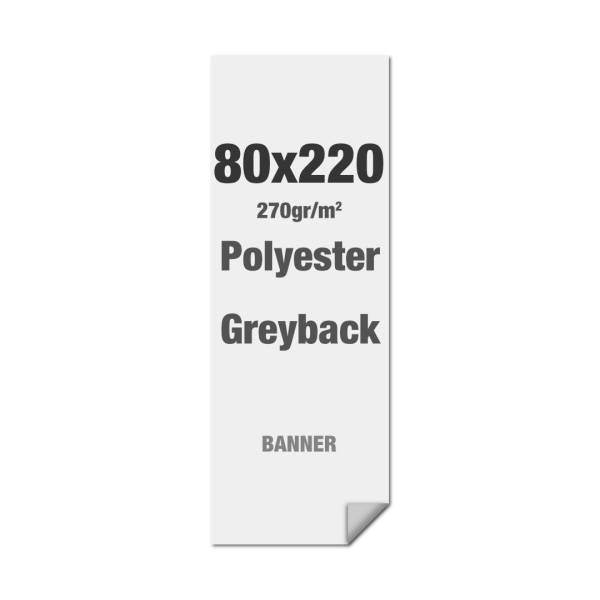 Polyester Greyback 270 g/m2 80 x 220 cm Sin PVC