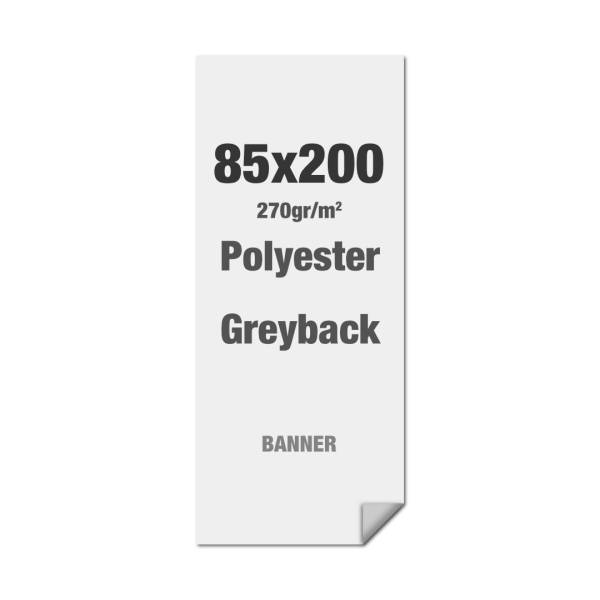 Polyester Greyback 270 g/m2 85 x 200 cm Sin PVC