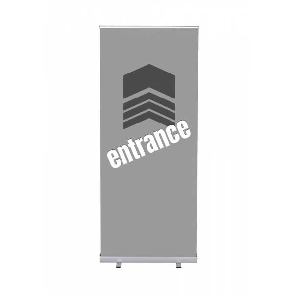 Set Completo Roller-Banner Budget 85 Entrada Gris Inglés