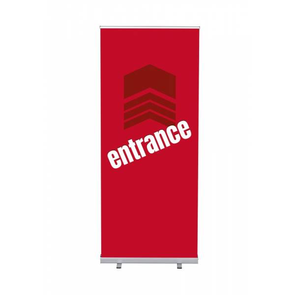 Set Completo Roller-Banner Budget 85 Entrada Rojo Inglés