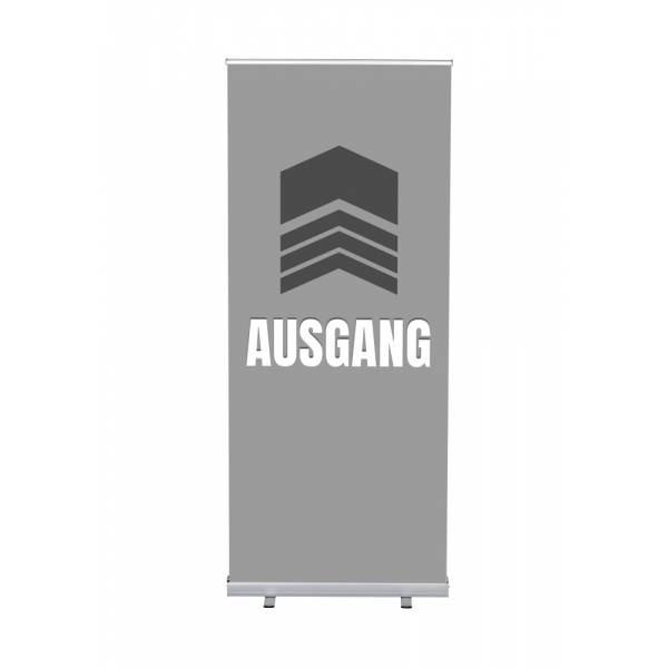 Set Completo Roller-Banner Budget 85 Salida Gris Aleman