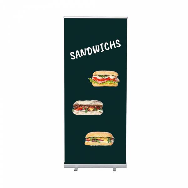 Set Completo Roller-Banner Budget 85 Salida Gris Francés