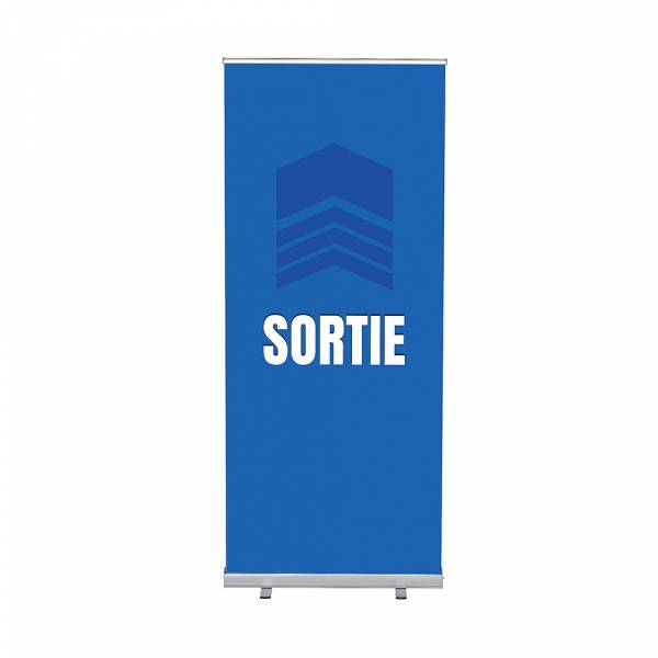 Set Completo Roller-Banner Budget 85 Salida Azul Francés