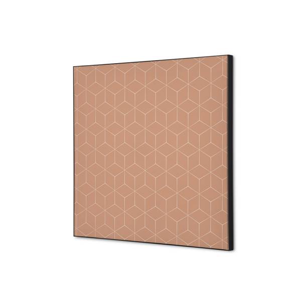 Decoración Textil de Pared SET 40 x 40 Hexagon Beige