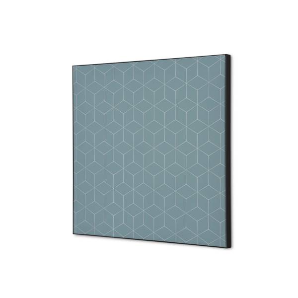 Decoración Textil de Pared SET 40 x 40 Hexagon Gris