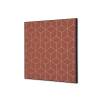 Decoración Textil de Pared SET 40 x 40 Hexagon Marrón Oscuro - 6