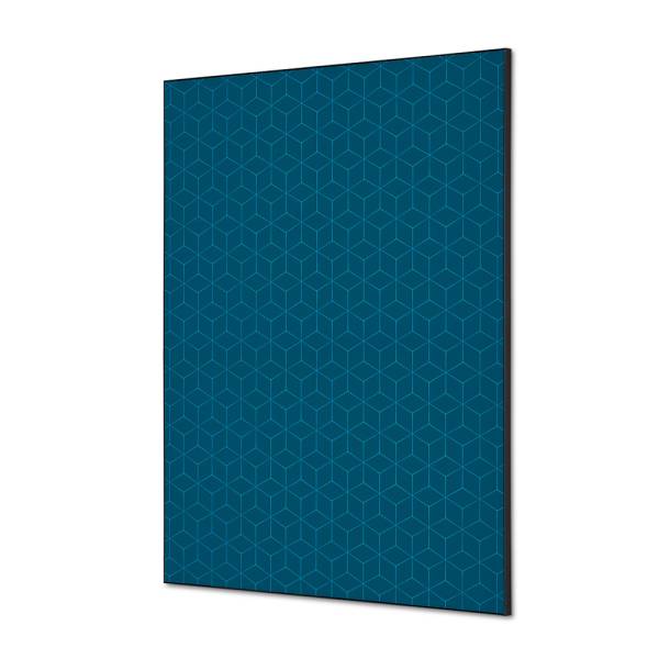 Decoración Textil de Pared SET A1 Hexagon Azul