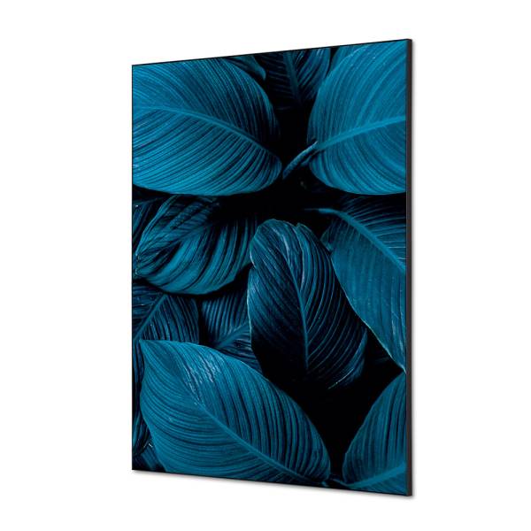 Decoración Textil de Pared SET A1 Hoja Botánica Azul