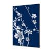 Decoración Textil de Pared SET 40 x 40 Flor de Cerezo Japonés Azul - 8