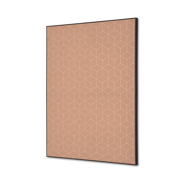 Decoración Textil de Pared SET A2 Hexagon Beige