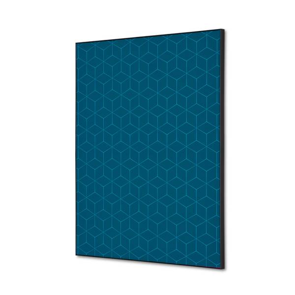 Decoración Textil de Pared SET A2 Hexagon Azul