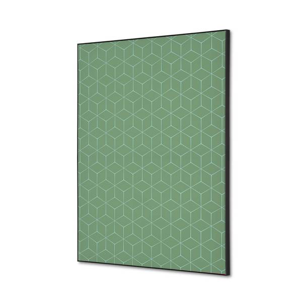 Decoración Textil de Pared SET A2 Hexagon Verde