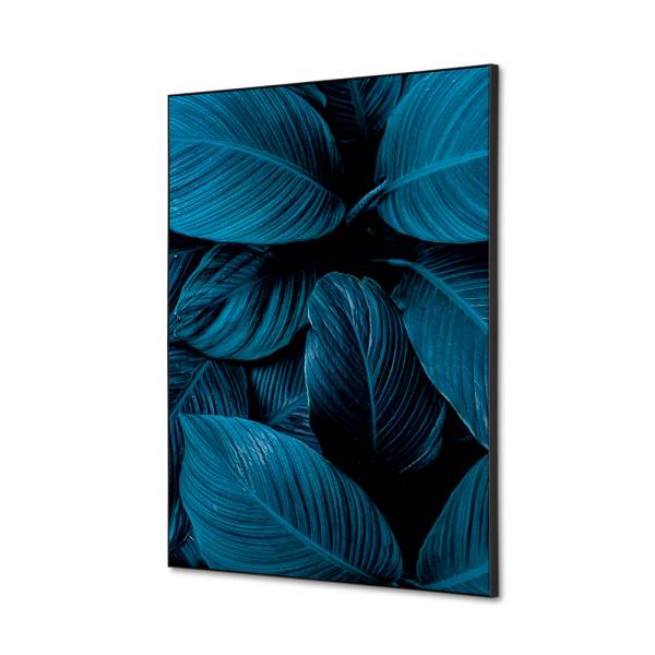 Decoración Textil de Pared SET A2 Hoja Botánica Azul