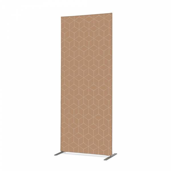 Separador Textil Deco 100-200 Doble Hexágono Beige