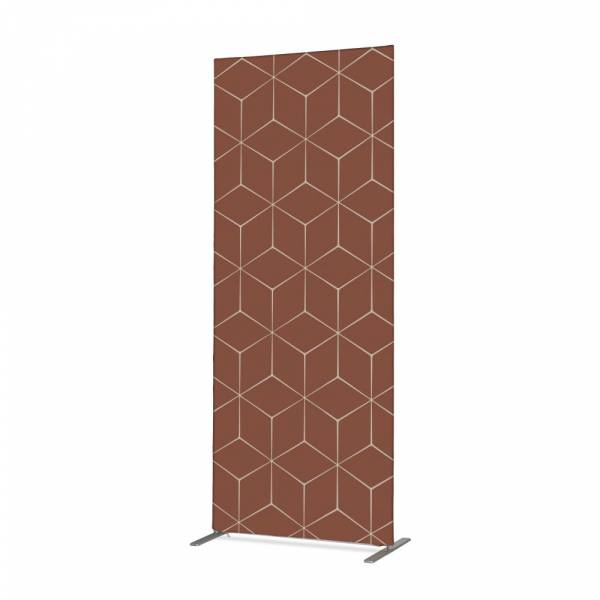 Separador Textil Deco 100-200 Doble Hexágono Óxido ECO